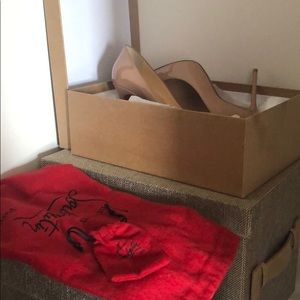 Decolette 100mm louboutin 7.5 size